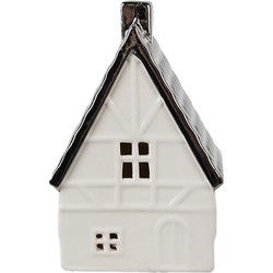 Clayre & Eef Decoratie Huis Beige Zilverkleurig Porselein