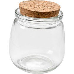 Clayre & Eef Voorraadpot Transparant Glas