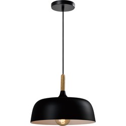 QUVIO Hanglamp rond zwart - QUV5128L-BLACK