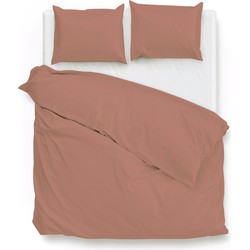 Zo!Home Dekbedovertrek Satinado Canyon Rose 240 x 200 220 cm + 2 slopen 60 x 70 cm