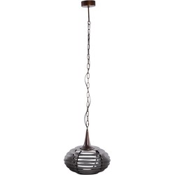 PTMD Norris Copper metal hanging lamp layers round