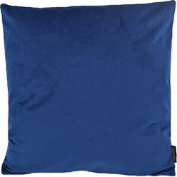 Velvet Donkerblauw | 45 x 45 cm | Kussenhoes | Polyester