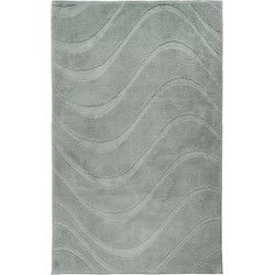 Lina Luxe Badmat – Fluffy - Hotelkwaliteit – Wasbaar & Anti-slip – 100% Polyester, Soft Touch – Groen- 50x90 CM