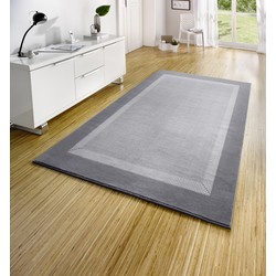 Laagpolig vloerkleed - Designer Velours - Lichtgrijs / Zilver - 200x290 cm