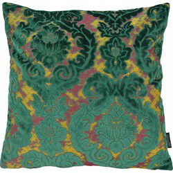 Sierkussen Barok Velvet Donkergroen | 45 x 45 cm | Velvet / Polyester