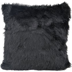Furry Velvet Zwart | 45 x 45 cm | Kussenhoes | Velvet/Polyester