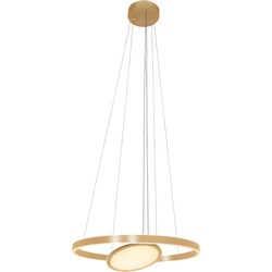 Luxieuze ringhanglamp Steinhauer Ringlux Goud