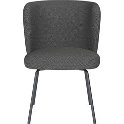 Housecraft Living Stan Eetkamerstoel Metaal Grijs