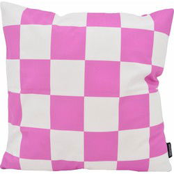 Checker Roze | 45 x 45 cm | Kussenhoes | Katoen/Polyester