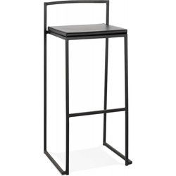 CASA design barkruk 43x41x87 cm Zwart