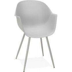 KELLY fauteuil 60x60x85 cm Grijs