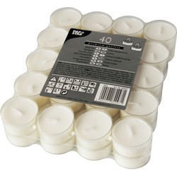 Conpax Candles Waxinelichtjes - 40 stuks - 4 branduren - Waxinelichtjes