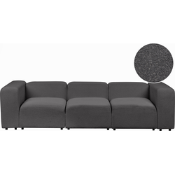 FALSTERBO - Modulaire driezitsbank - Donkergrijs - Bouclé