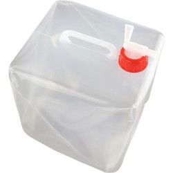 HIXA Aktive Jerrycan - 10 Liter - met Kraan - Opvouwbaar - 22x22x26cm - Kamperen - Waterdispenser - Limonadetap - Watertap