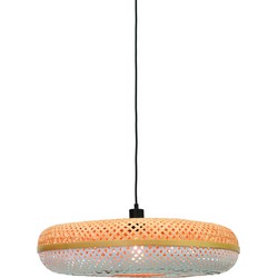 Hanglamp Palawan - Bamboe/Wit - Ø60cm