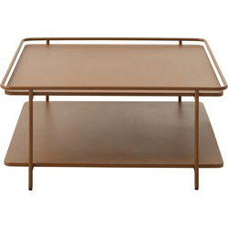 Salontafel Terra Metaal - 75x75x34,3cm - Yuba