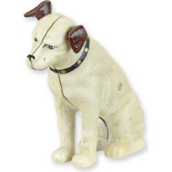 Gietijzeren nipper honden spaarpot