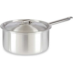 Steelpan/sauspan/juspan zilverkleurig 41 x 24 x 12 cm van 4 liter aluminium - Steelpannen