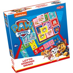 Tactic Tactic Paw Patrol 3-in-1 : Memo - Lotto - Domino