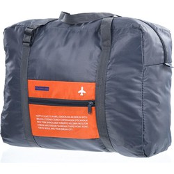 Decopatent® Reistas Flightbag - Handbagage koffer reis tas - Travelbag - Organizer Opvouwbaar - Tas voor aan je koffer - Oranje