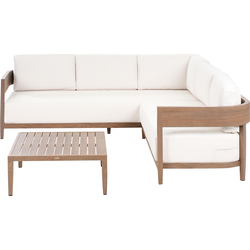 SAMPIERI - Loungeset 5-zits - Bruin - Aluminium