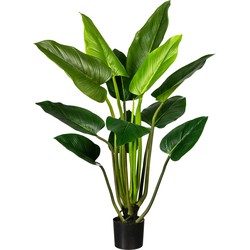 Kopu® Kunstplant Philodendron 130 cm - 12 grote bladeren