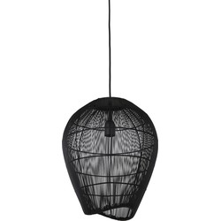 Light & Living - Hanglamp YUMI - Ø34x40cm - Zwart