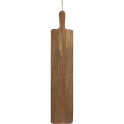 Mica Decorations Borrelplank Capri - 90x18x1.5 cm - Hout - Bruin