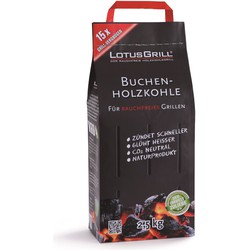 Houtskool Beuken zak 2.5 kg - Lotus Grill