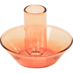 HV Coloured glass  -  Brown/Orange - 9,5x9,5x7cm