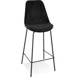 Halfhoge snackkruk SPARK 49x45x105 cm Zwart
