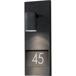 Modena wandlamp zwart h41 cm