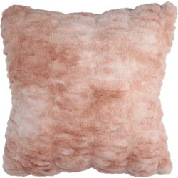 Tapijtenloods Luxury Vacht - Vierkante Kussen - Hoogpolig - Soft Touch - Roze- 45x45 CM