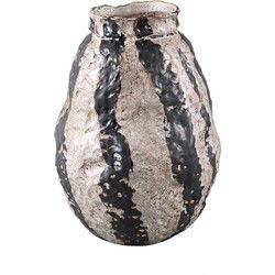 PTMD Bloempot Jayco - 22x22x31 cm - Keramiek - Bruin