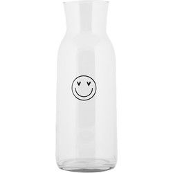 Clayre & Eef Karaf 1000 ml Transparant Glas Smile
