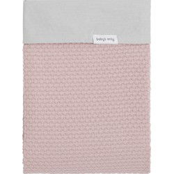 Baby's Only Gebreid baby dekbedovertrek Sky - Oud Roze - 100x135 cm