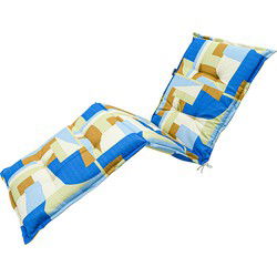 Madison - Ligbedkussen Patch azur - Ca. 200x65 cm