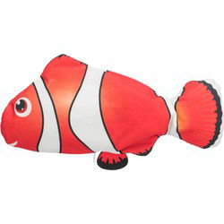 TRIXIE SPARTELVIS STOF CATNIP ORANJE 26 CM