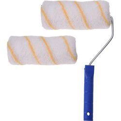 2x Vacht muur rollers met beugel - B15 cm - schilderen - Verfrollers