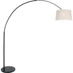 Steinhauer vloerlamp Sparkled light - zwart - metaal - 9830ZW