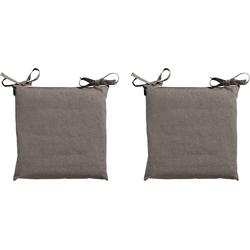 Madison Toscane Zitkussen - Outdoor - Oxford Taupe - 46x46 - Bruin - 2 Stuks