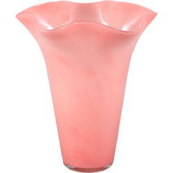 PTMD Vaas Macarena - 18x18x24cm - Glas - Roze