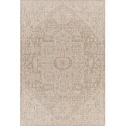  Buitenkleed - Balkon, Terras, Keuken - Jute-Look Tapijt LINDA - Beige/Ivoor - 160x213 cm 