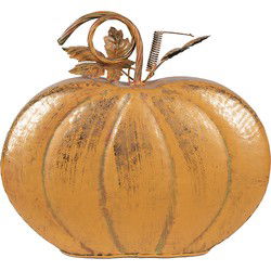 Clayre & Eef Decoratie Pompoen Oranje Metaal