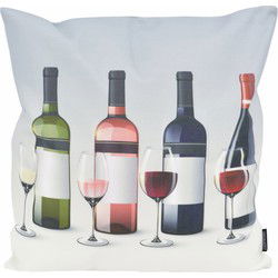 Sierkussen Wijnen! - Outdoor | 45 x 45 cm | Katoen/Polyester