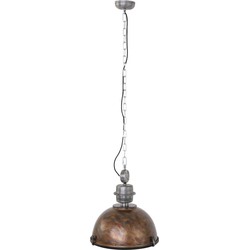 Steinhauer hanglamp Bikkel - bruin - metaal - 42 cm - E27 fitting - 7586B