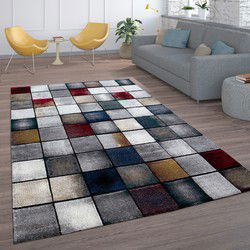 Laagpolig Modern Vloerkleed Smarela - Multi - 80x300 cm