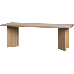 vtwonen Angle Eettafel - Eiken - Naturel - 75x220x90