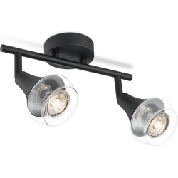 Home sweet home LED opbouwspot Vaya 2L - zwart