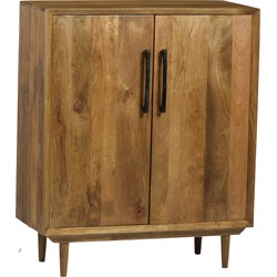 D - Livingfurn - Ladekasten Eileen 90cm - Mangohout